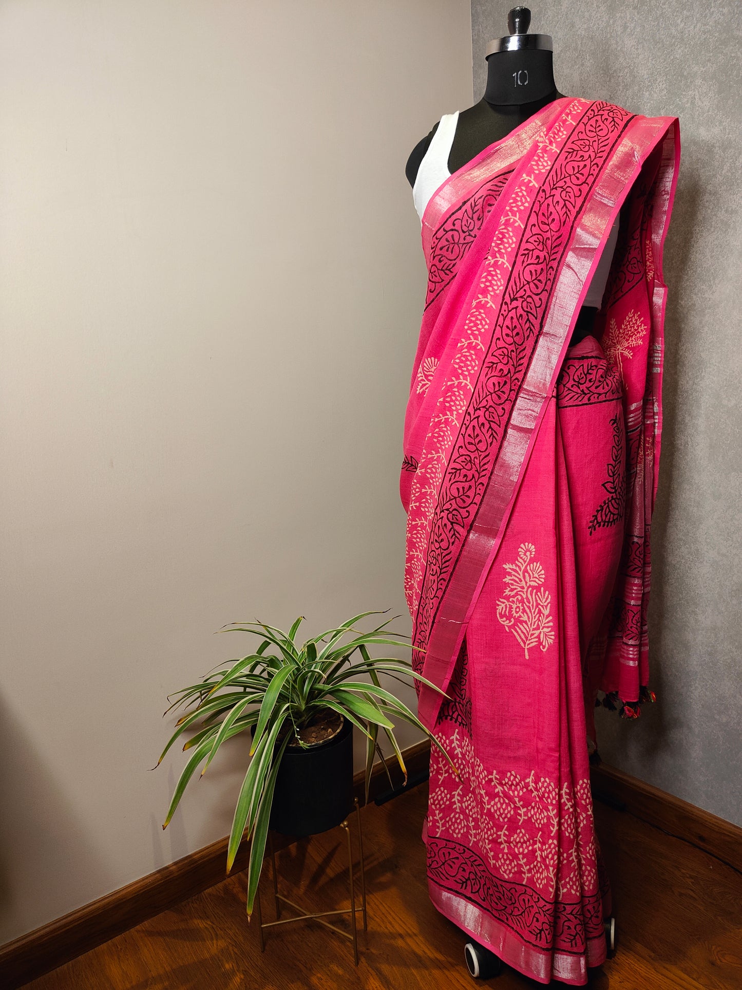 Pink Saree